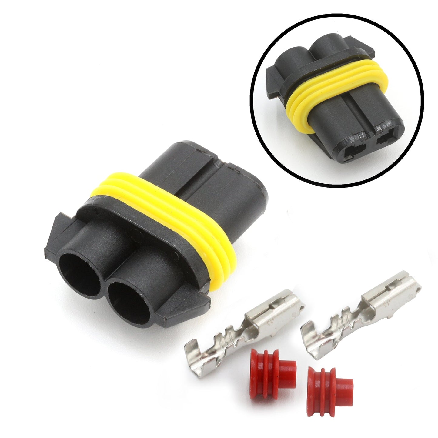 Waterproof Power Plug Connector Kit (Female) 闂?Upgrade or Replacement