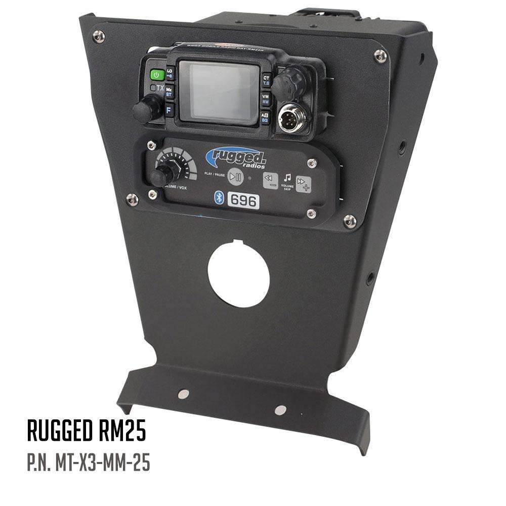 Can-Am X3 Multi Mount Kit for Rugged UTV Intercoms and Radios - Rugged RDM