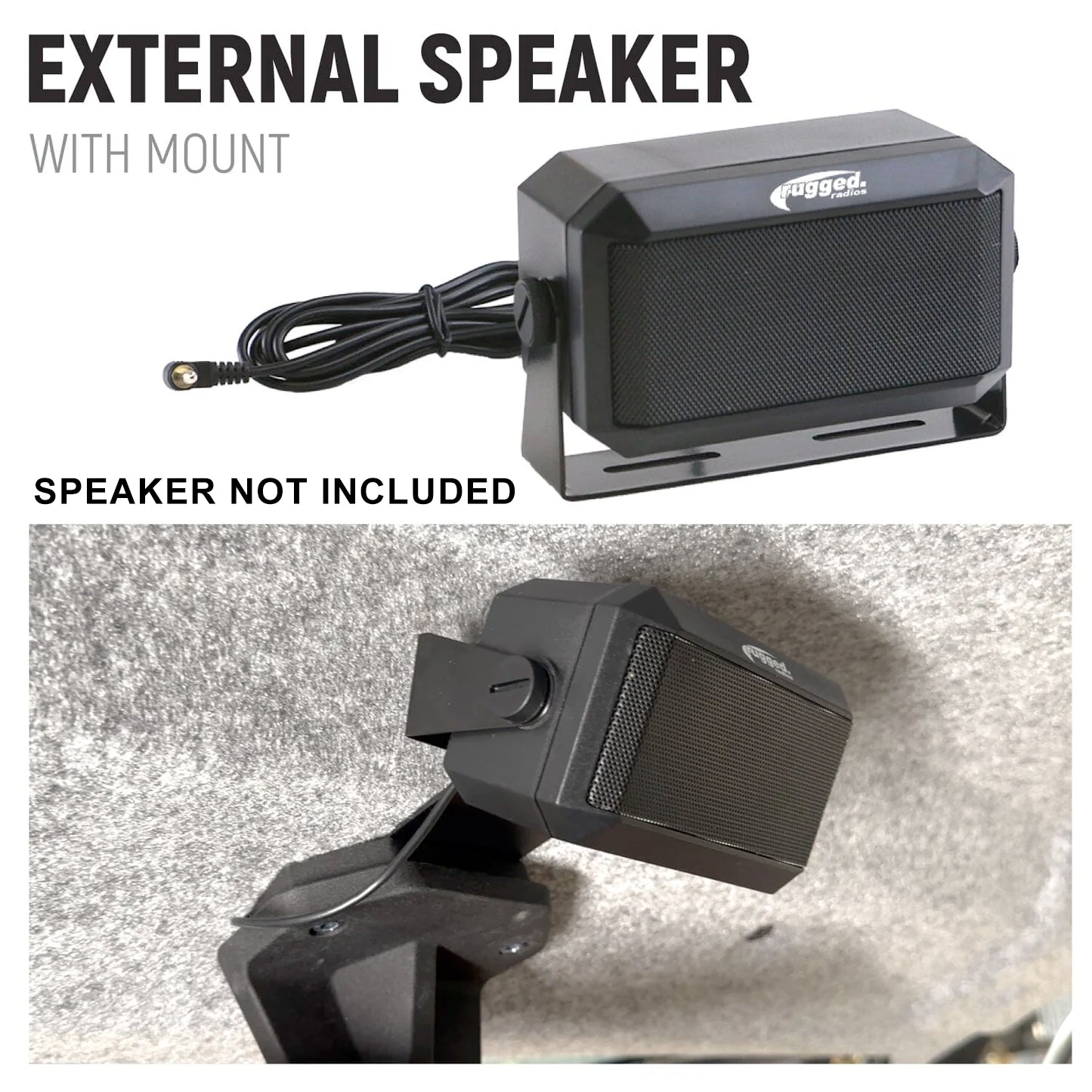 Polaris Xpedition - Radio and Remote Head Intercom Mount Kit - For Radio Only