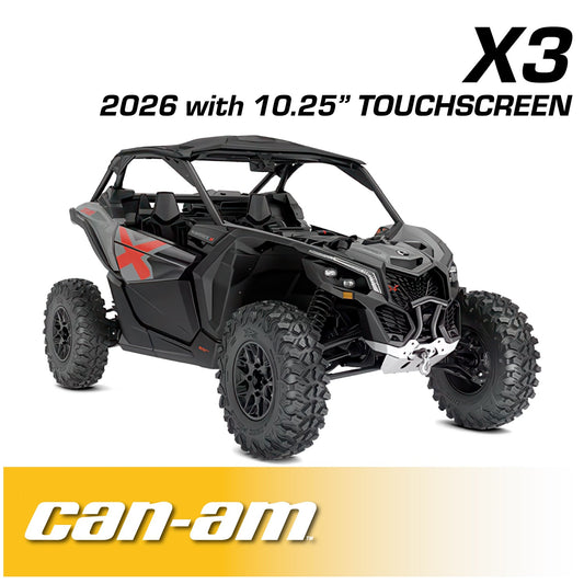 2026 Can-Am Maverick X3 Complete Communication Kit with Bluetooth Intercom and 2-Way Radio (10.25  Touchscreen Models Only) - STX Stereo Remote Head / G1 GMRS