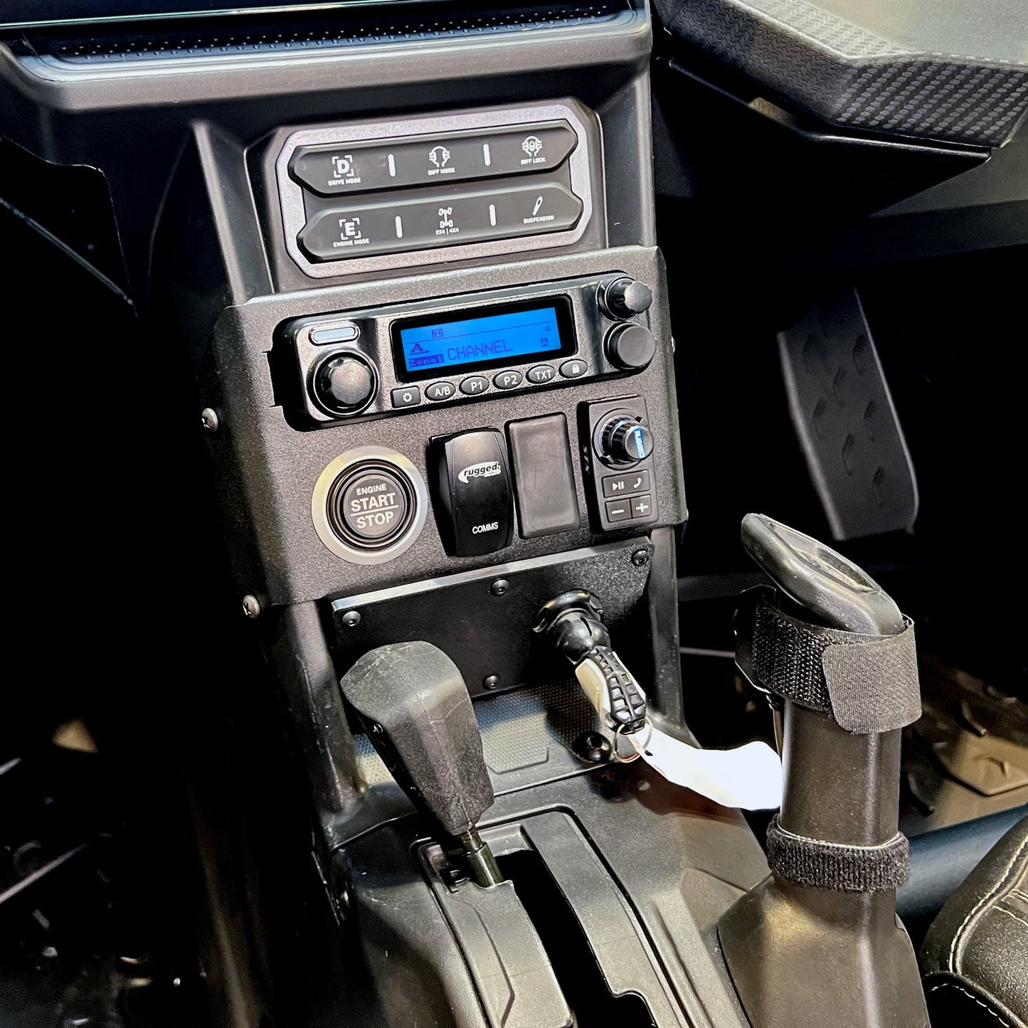 2026 Can-Am Maverick X3 Complete Communication Kit with Bluetooth Intercom and 2-Way Radio (10.25  Touchscreen Models Only) - STX Stereo Remote Head / M1 VHF Business Band