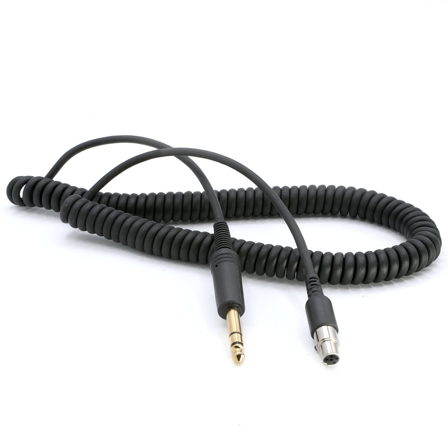 Firetruck Intercom Headset Coil Cord for 1/4  Style Jacks & FHS Headset