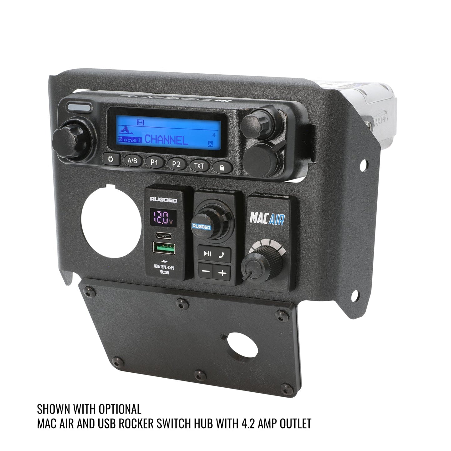 2026 Can-Am Maverick X3 Complete Communication Kit with Bluetooth Intercom and 2-Way Radio (10.25  Touchscreen Models Only) - 696 PLUS Remote Head / G1 GMRS