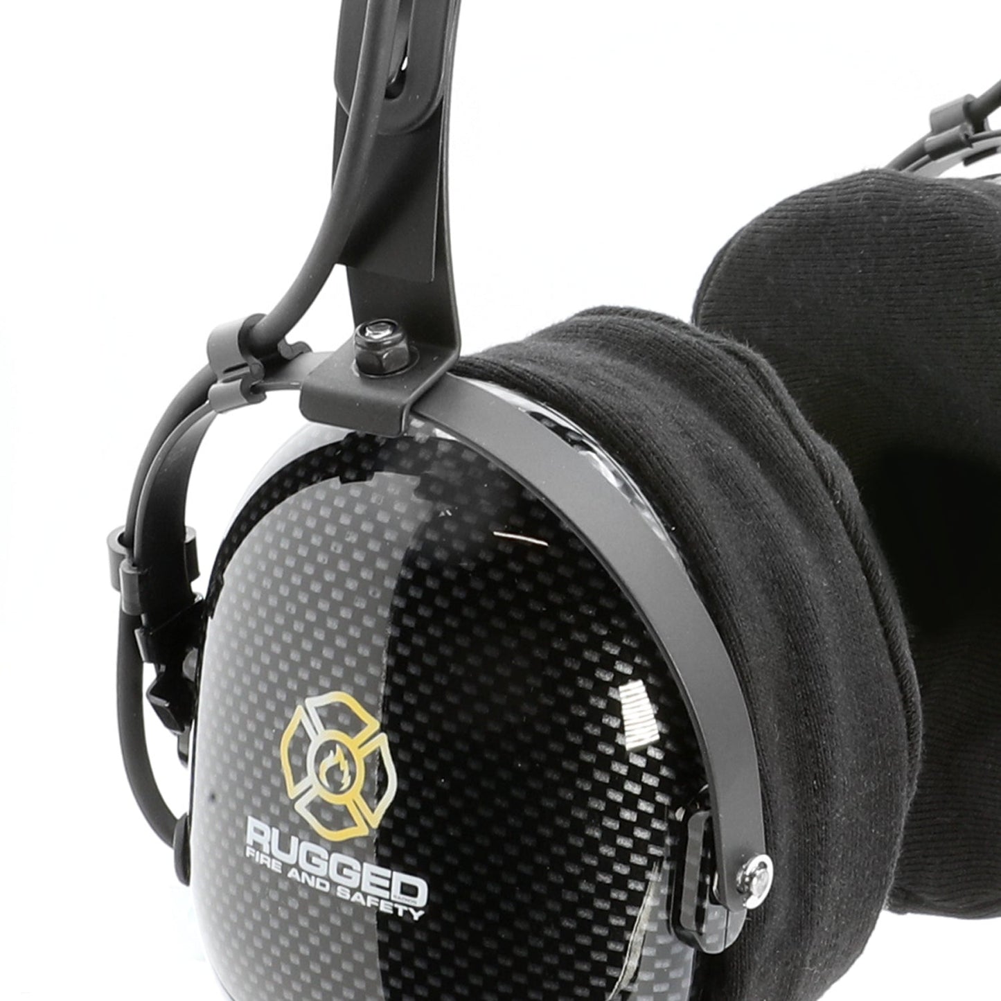 FHS Over-The-Head Fire Safety Industrial Headset - No Buttons / For Rugged / Firecom