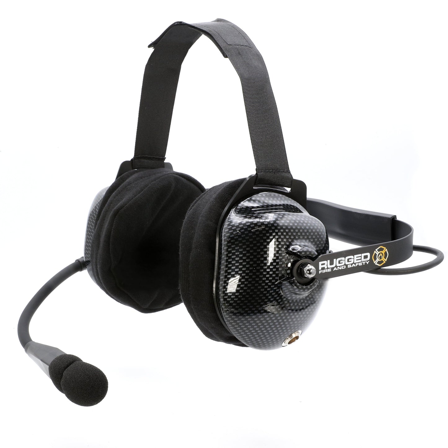 FHS Behind-The-Head Fire Safety Industrial Headset - No Buttons / For Rugged / Firecom