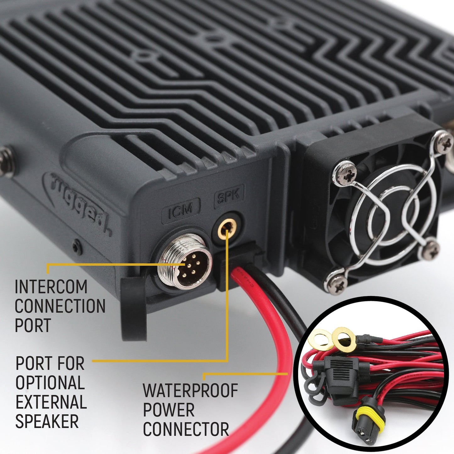 Base Camp - Rambler G4 High Power Mobile Radio with Fiberglass Antenna Kit