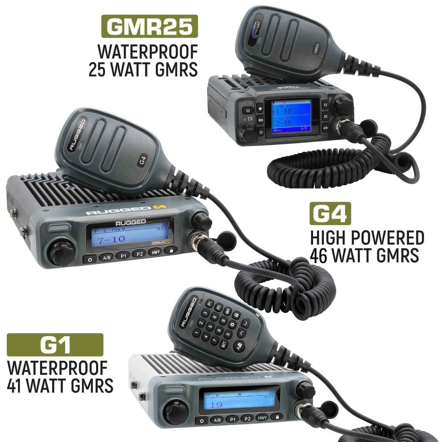 Ford Ranger Two-Way GMRS Mobile Radio Kit - 50 Watt - G4