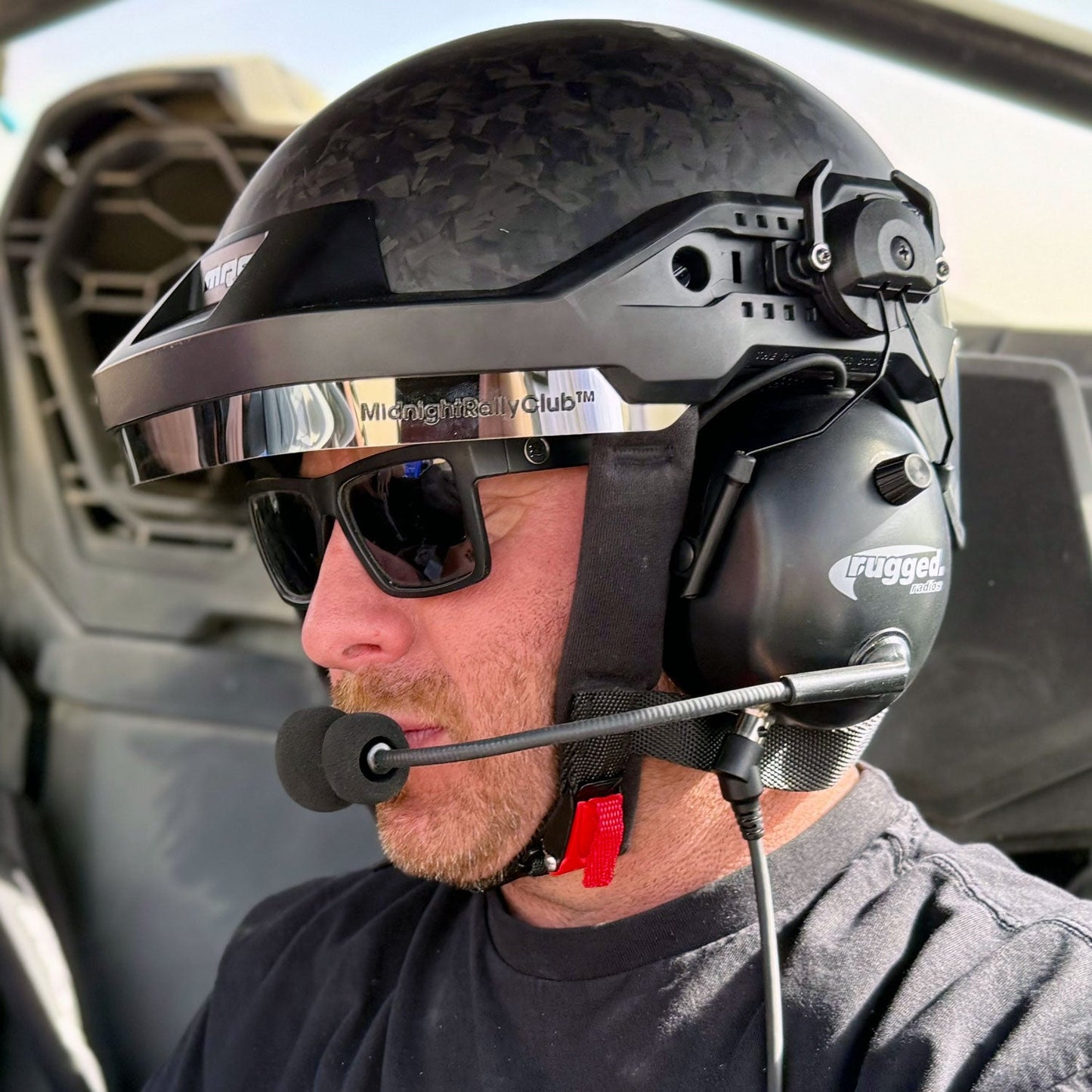 MRC Opposition Half Helmet with Rail Mounted Headset - DOT - Without Headset / LG