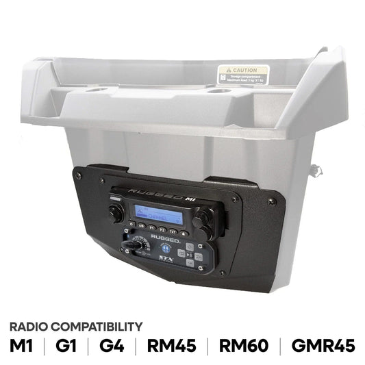 Can-Am Commander and Maverick - Glove Box Multi-Mount Kit for Rugged UTV Radios and Intercoms - Rugged M1/G1/G4/RM45/RM60/GMR45