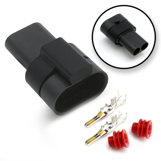 Waterproof Power Plug Connector Kit (Male) 闂?Upgrade or Replacement