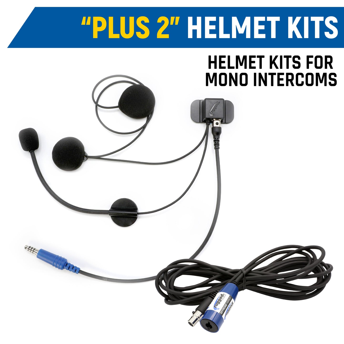 Rear Seat Expansion Kit with Helmet Kits or Headsets - STX Stereo / AlphaBass Headset - Behind the Head