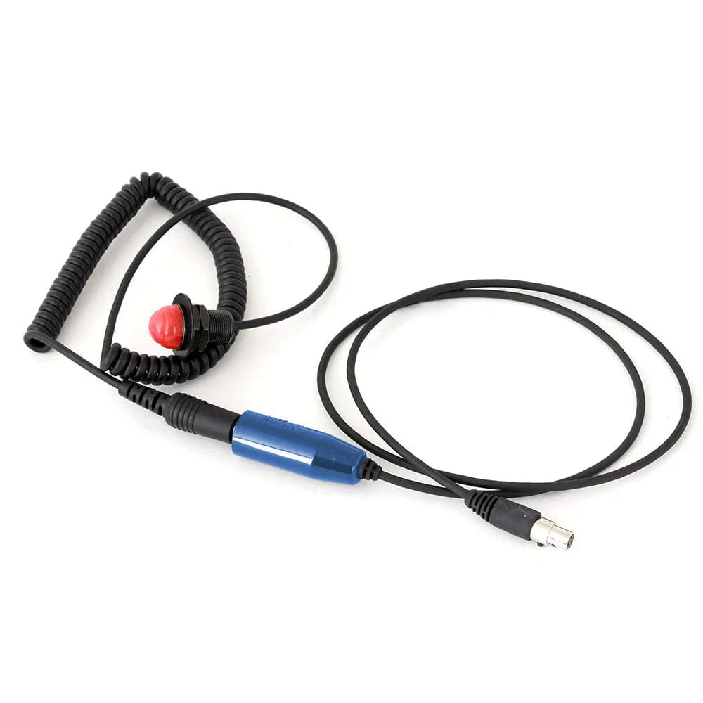 Quick Disconnect Push to Talk Buttons - Complete Velcro Mount Quick Disconnect PTT Kit