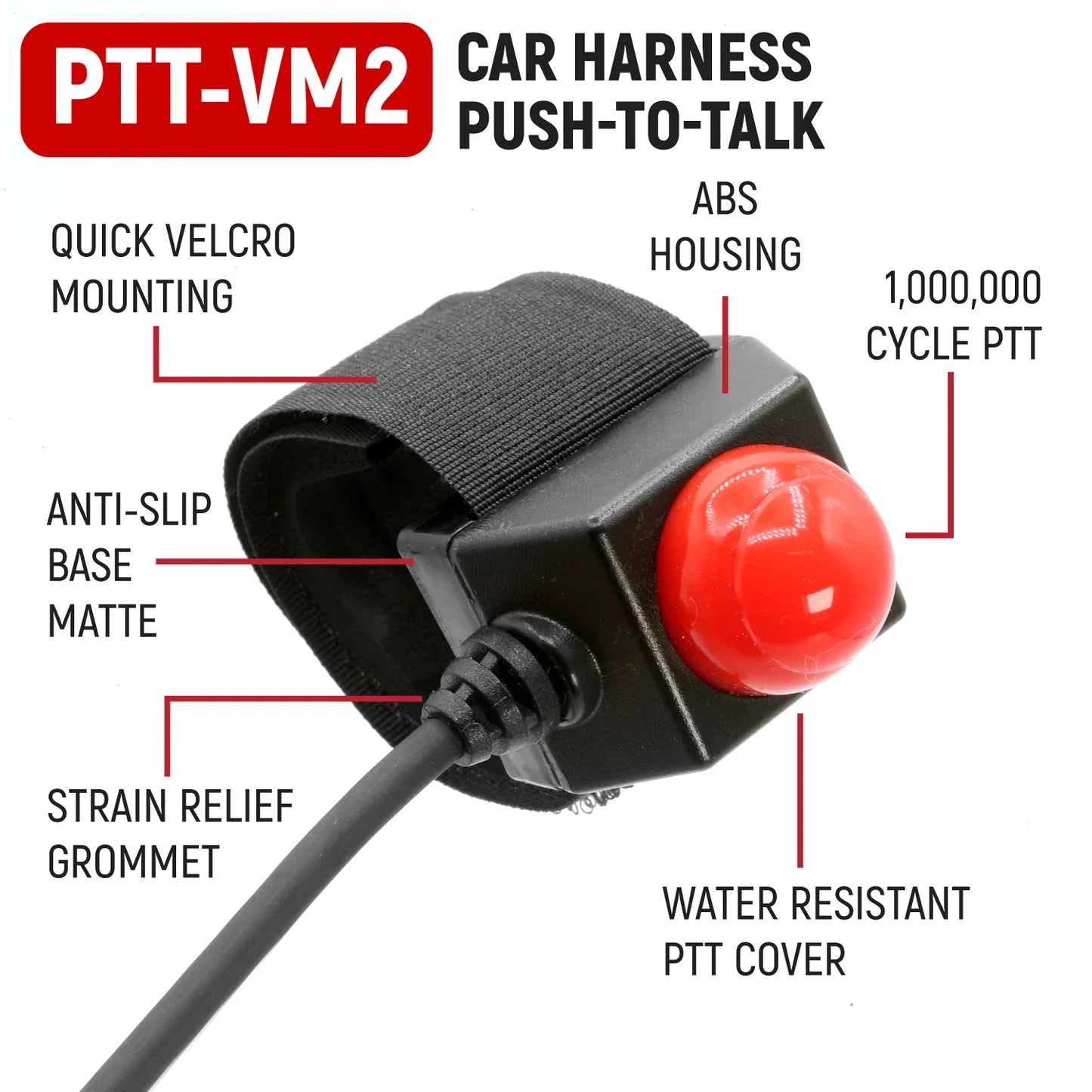 RUGGED Wired  Driver and Crew Chief Racing Kit with RDH16 Radios