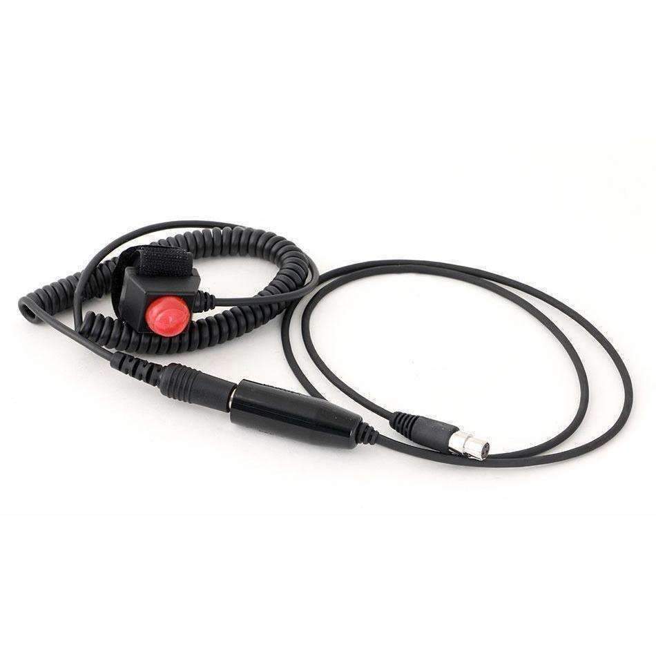 Quick Disconnect Push to Talk Buttons - Complete Velcro Mount Quick Disconnect PTT Kit