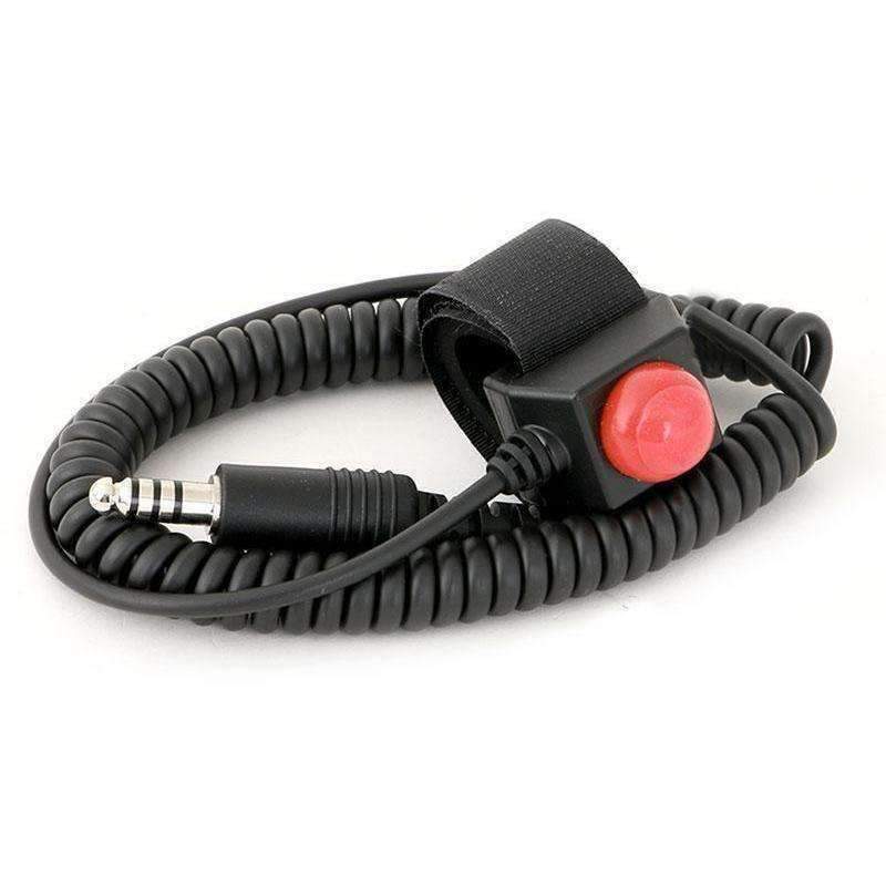 Quick Disconnect Push to Talk Buttons - Velcro Mount Quick Disconnect PTT