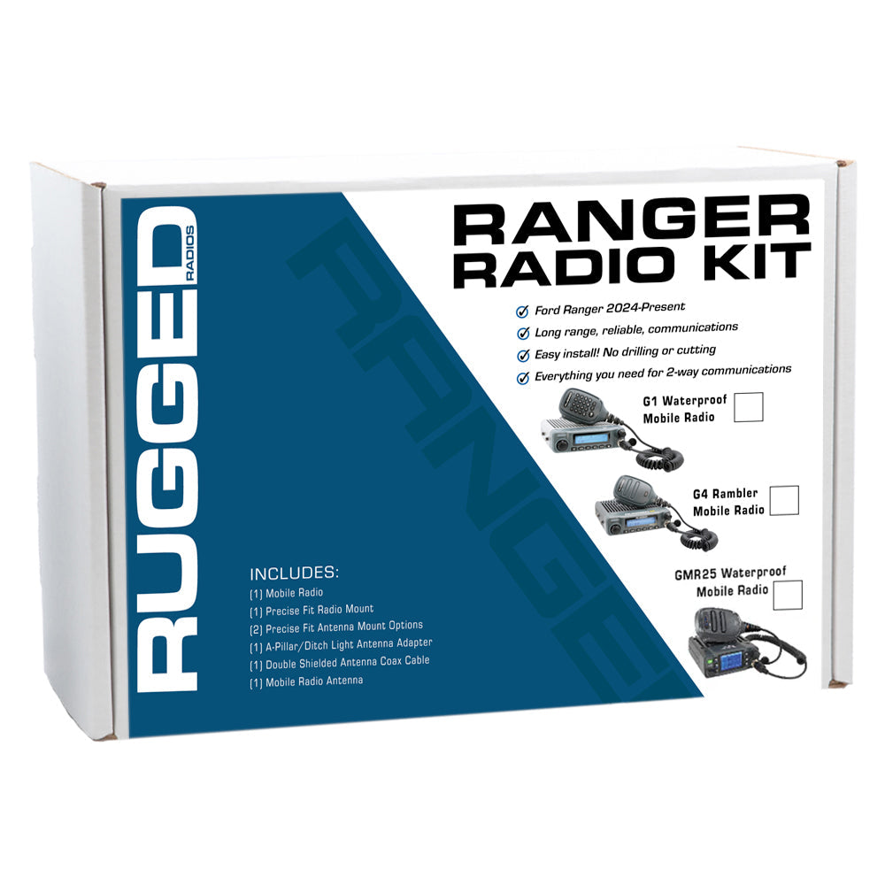 Ford Ranger Two-Way GMRS Mobile Radio Kit - 41 Watt - G1 Waterproof