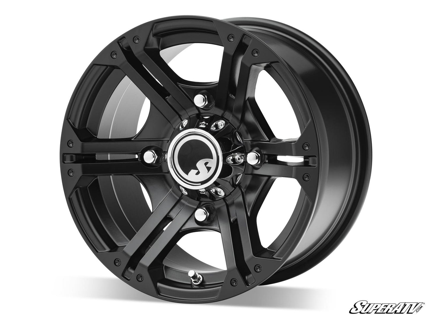 Intimidator Tires 26x10x14 on 14" Bandit H-Series Black Wheels 4/156 Pattern | Mounted Tires
