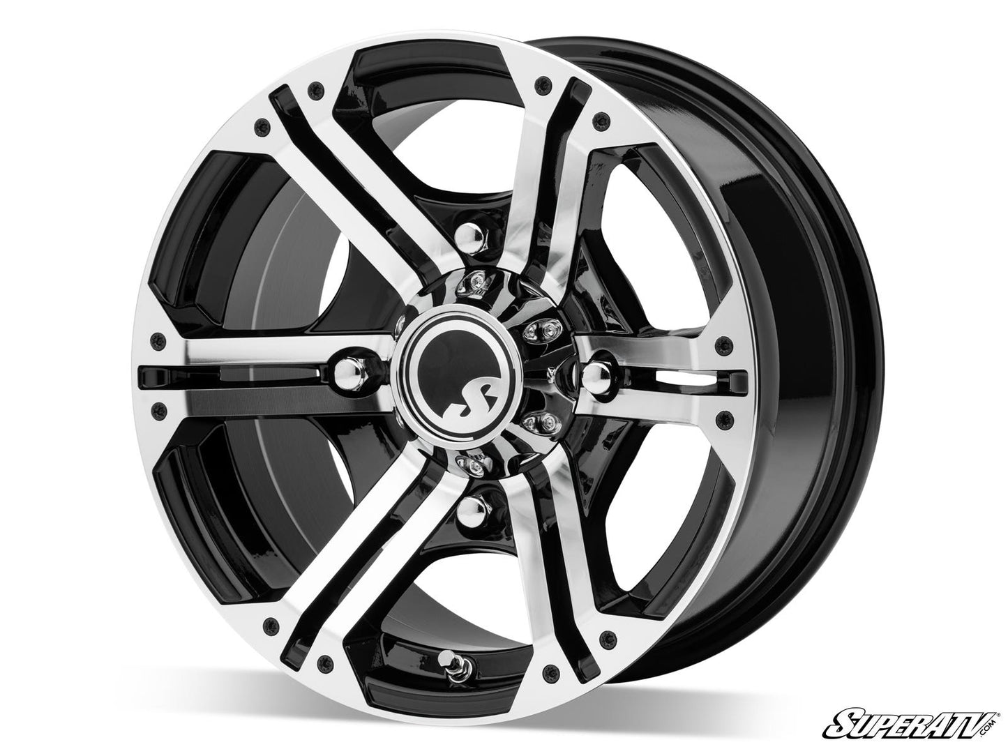 Intimidator Tires 28x10x14 on 14" Bandit H-Series Machined Finish Wheels 4/156 Pattern