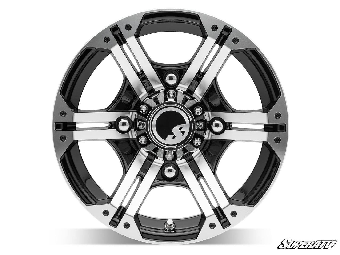 Intimidator Tires 30x10x14 on 14" Bandit H-Series Machined Finish Wheels 4/156 Pattern