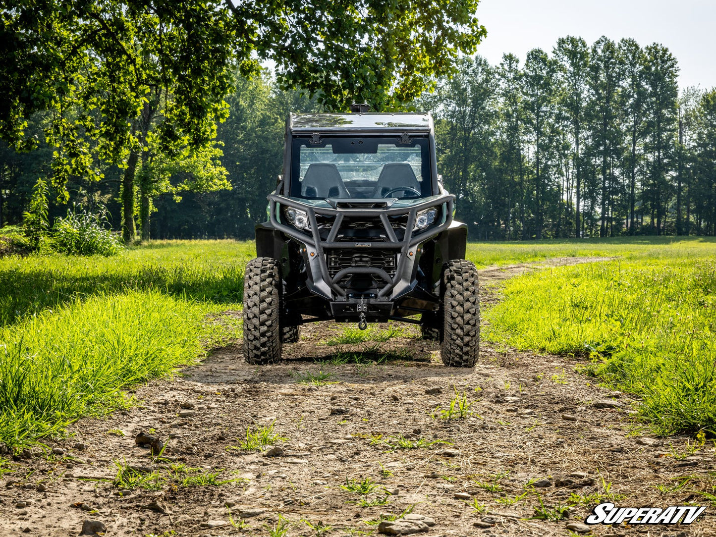 Can-Am Commander MaxDrive Power Flip Glass Windshield