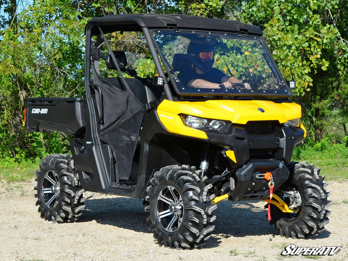 Can-Am Defender HD8 Flip Windshield