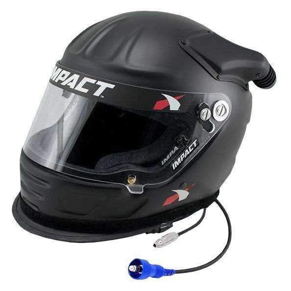 Impact RACE Offset Air Draft OS20 Helmet With OFFROAD Wired Helmet Kit - Large