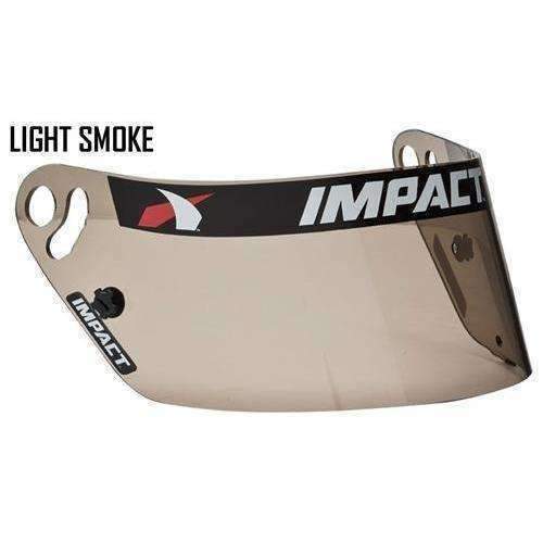 Impact Racing Helmet Shield - Dark Smoke