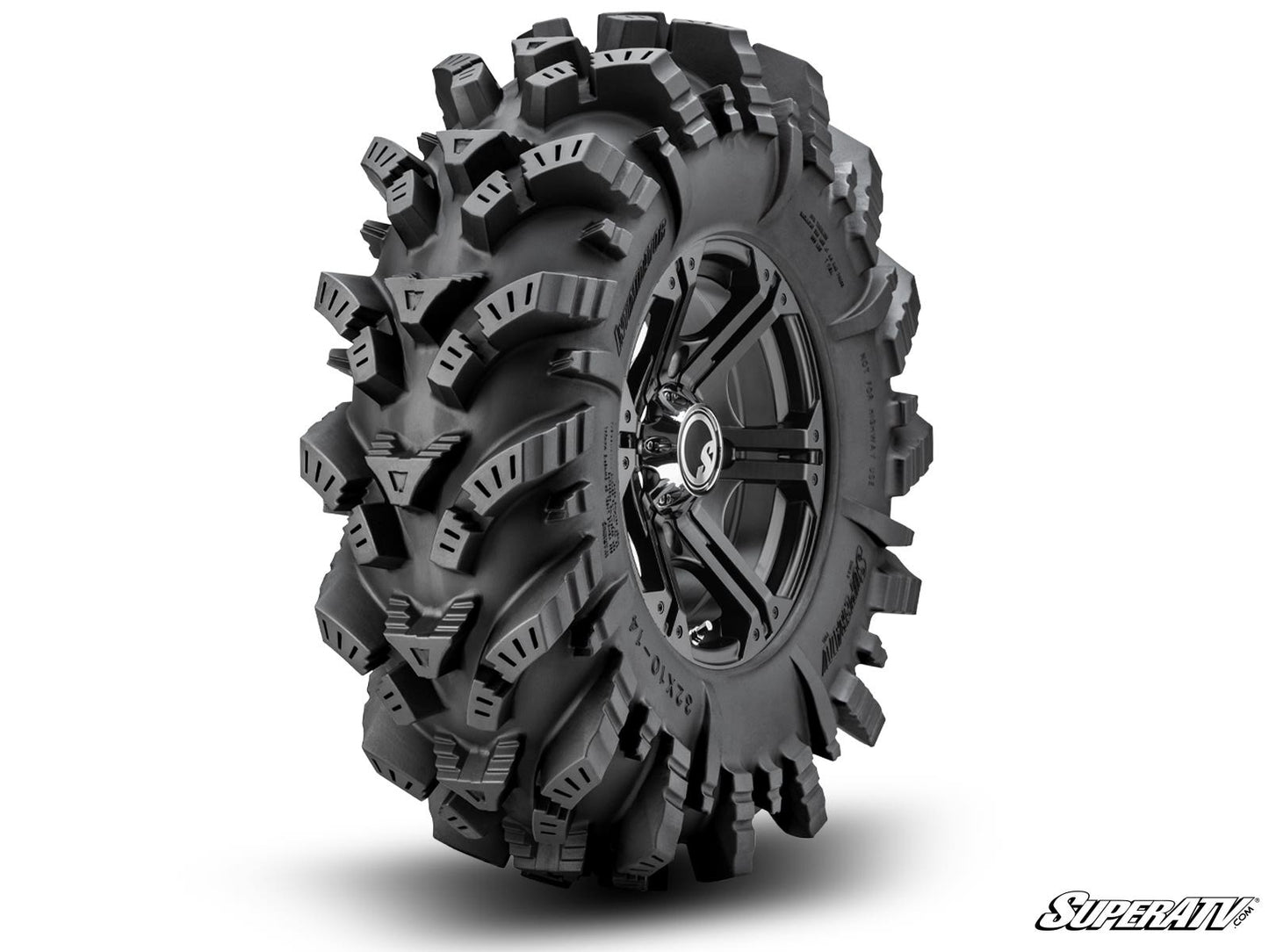 Intimidator Tires 30x10x14 on 14" Bandit H-Series Black Wheels 4/156 Pattern