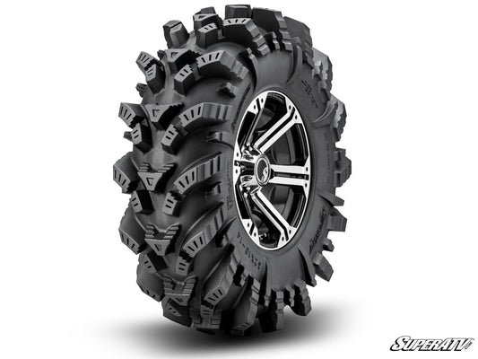 Intimidator Tires 26x10x14 on 14" Bandit H-Series Machined Finish Wheels 4/156 Pattern