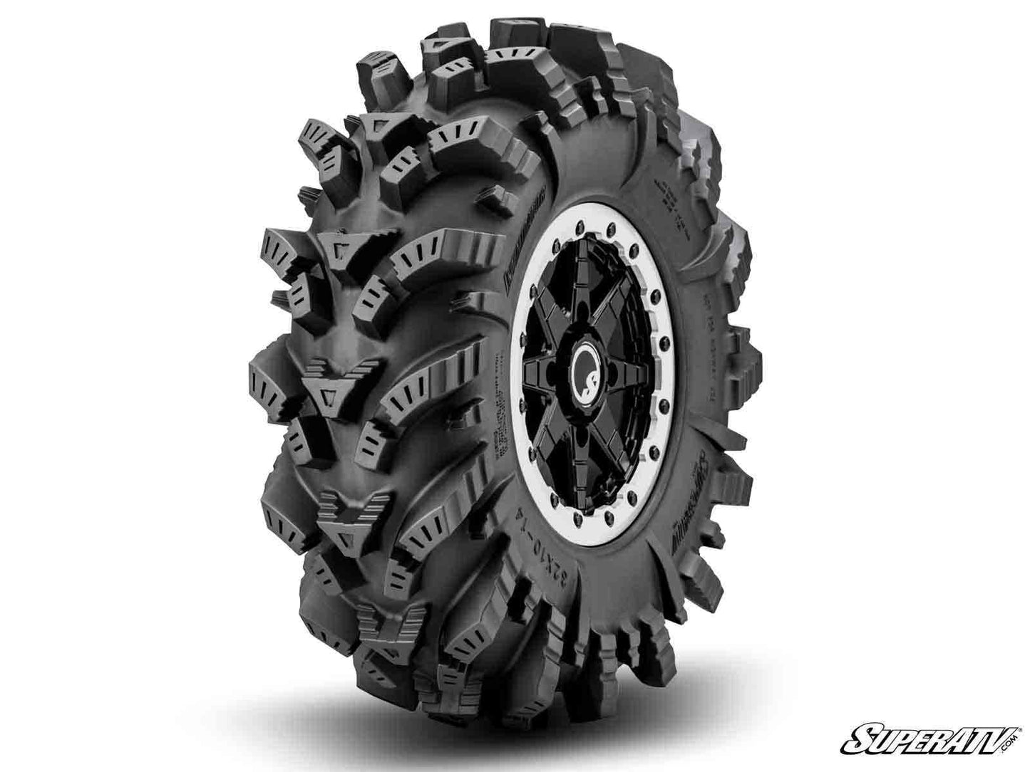Intimidator Tires 26.5x10x14 on 14" Healy Lock Series Wheels 4/137 Pattern