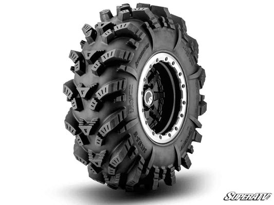 Intimidator Tires 34x10.5x14 on 15" Healy Lock Series Wheels 4/137 Pattern