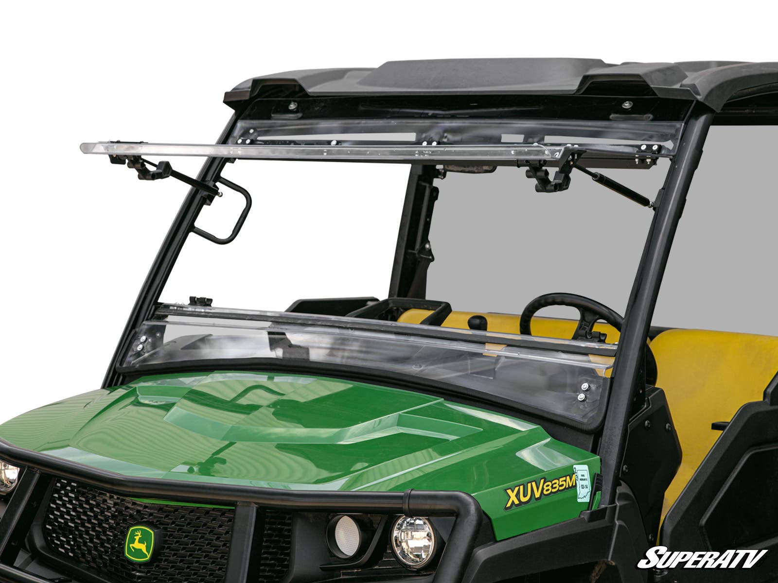 John Deere Gator XUV 835 Scratch-Resistant Flip Windshield – Roost Dirt ...
