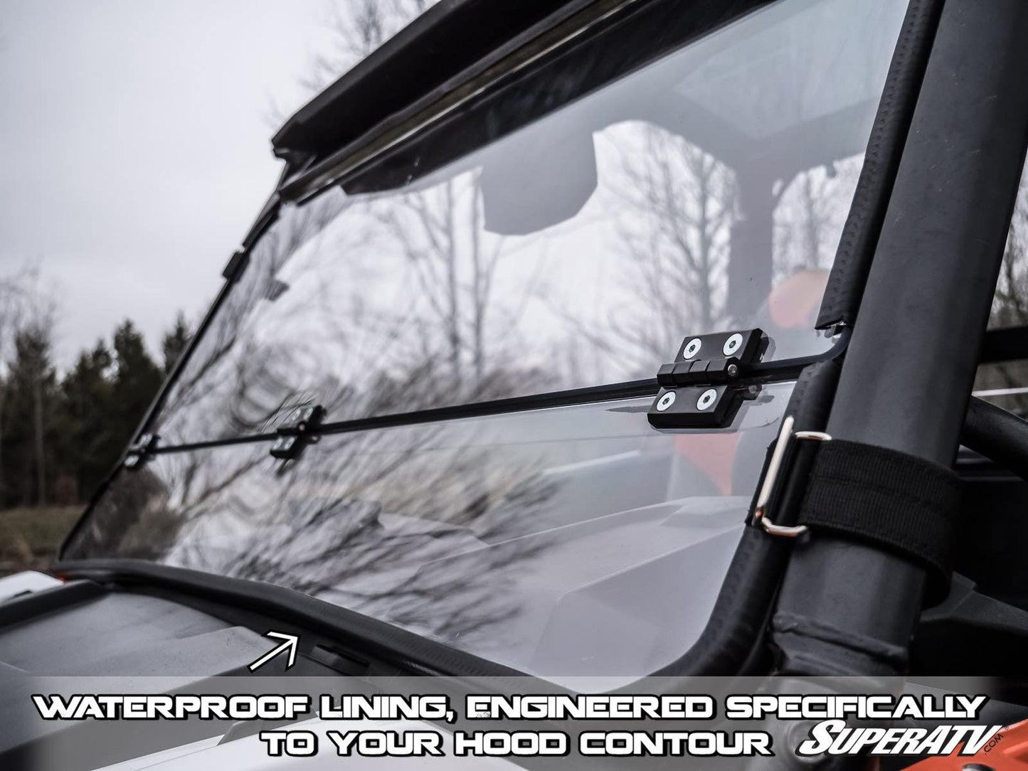 Polaris General XP 1000 Flip Down Windshield