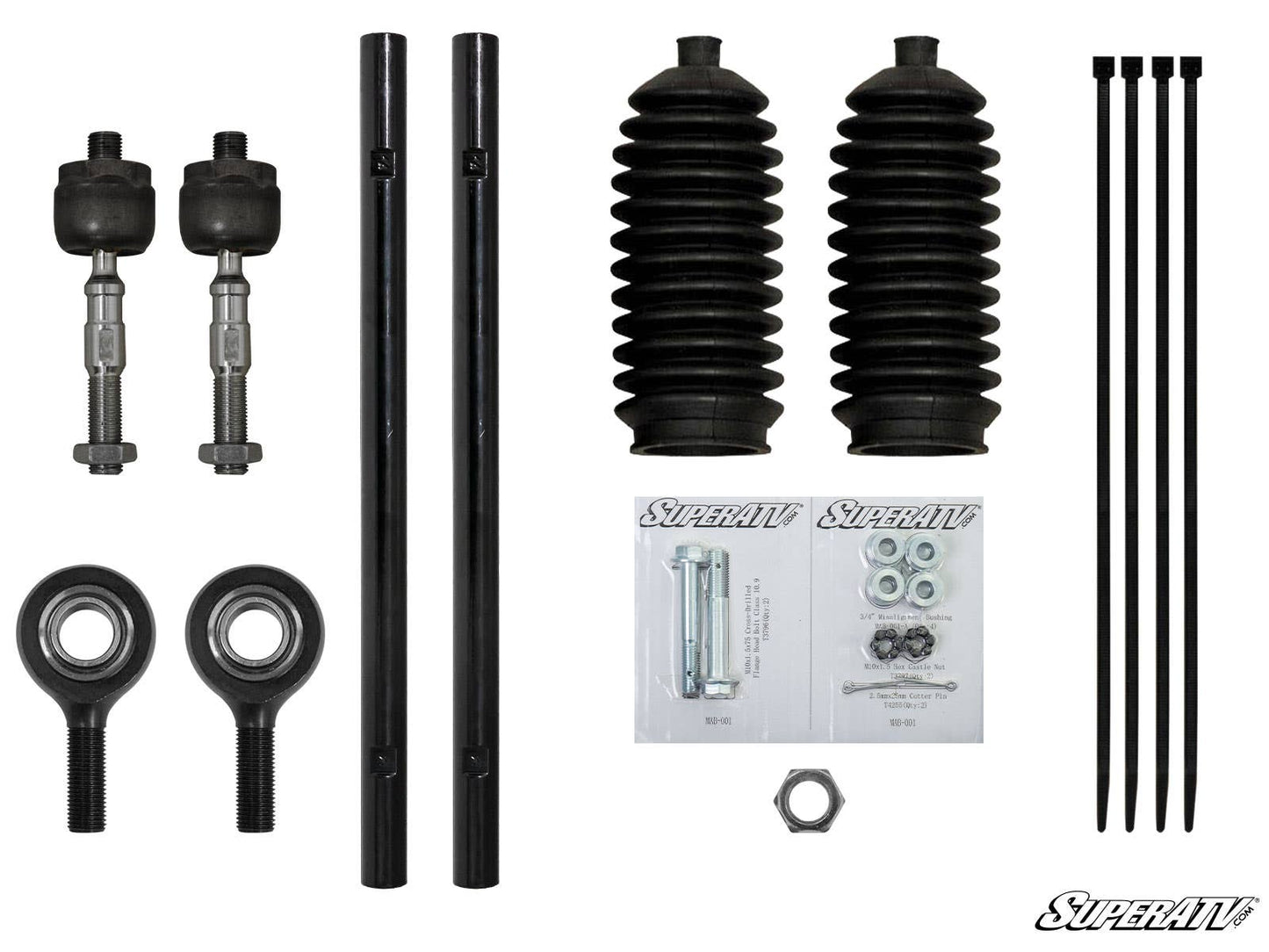 Polaris Ranger XP 1000 Heavy-Duty Tie Rod Kit?For SuperATV 2" Offset A-Arms