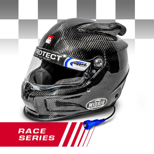 Pyrotect RACE Pro Airflow Mid Forced Air 3K Carbon SA2020 Wired OFFROAD - Large
