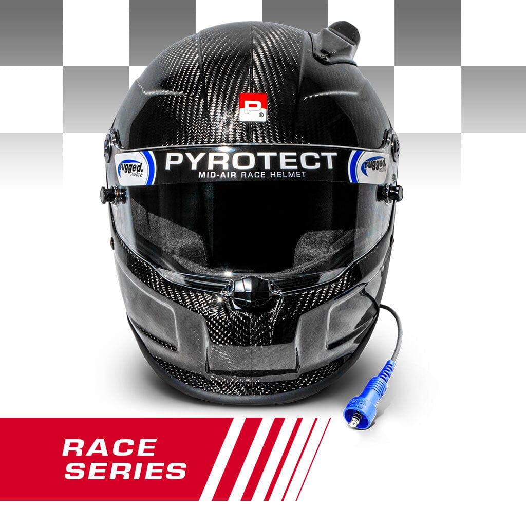 Pyrotect SA2025 RACE Pro Airflow Mid Forced Air 3K Carbon Wired OFFROAD - XX-Large