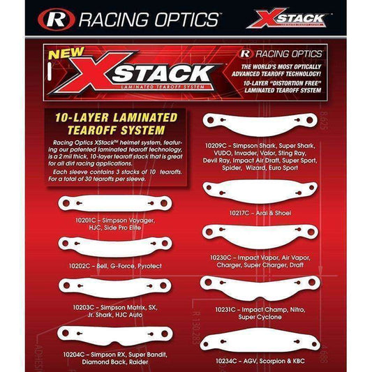 XStack Tear Offs for Impact Simpson Shark Vudo Invader Sting Ray Devil Ray - 10209C