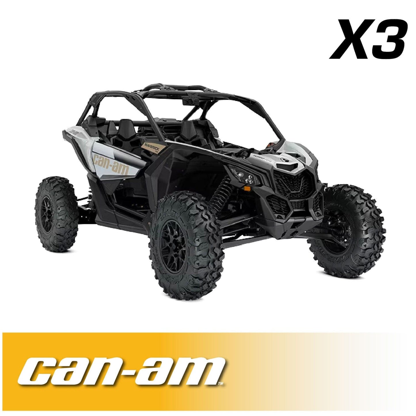Can-Am Maverick X3 Complete Communication Kit with Bluetooth Intercom and 2-Way Radio - STX Stereo / G1 GMRS / Top Mount