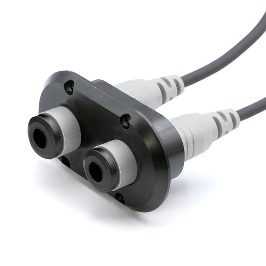 Dual Headset / Helmet Jack Flush Mount - STX Stereo
