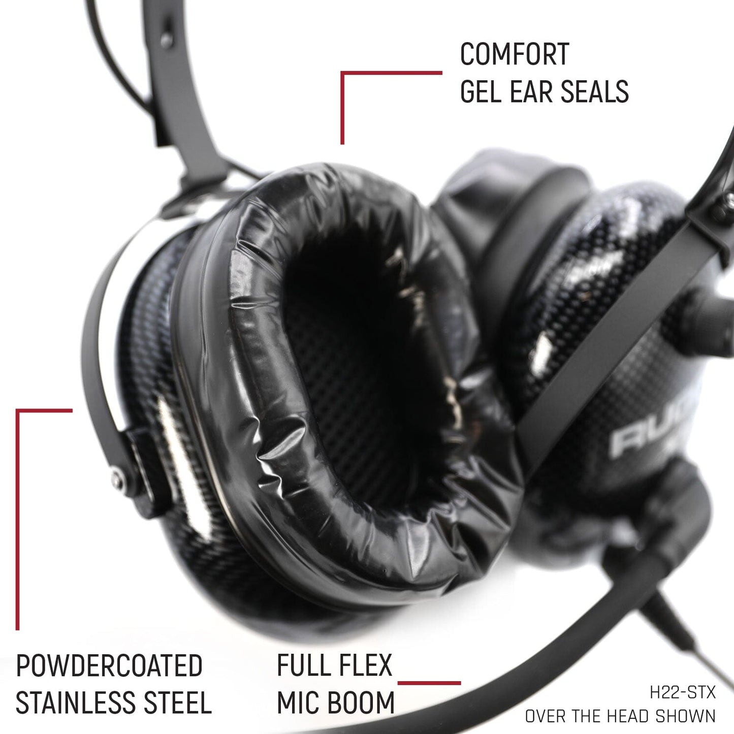 ULTIMATE Alpha Audio Stereo Headset with Volume Control (OTH and BTH) - Behind The Head