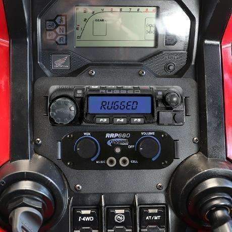 Honda Talon Mount for Radio Intercom and Switches - GMR25 or ABM25 Radio+ Rugged Intercom