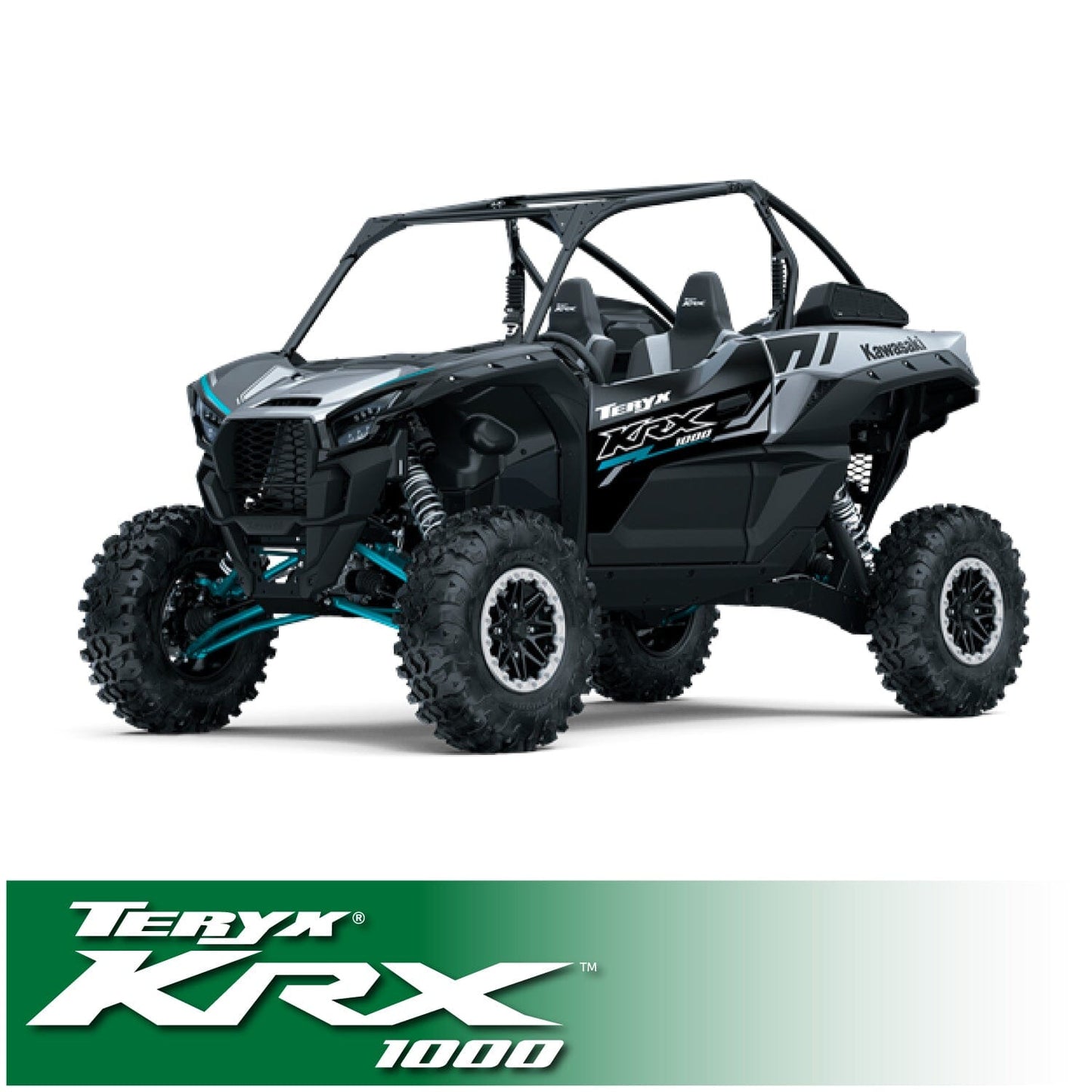Kawasaki Teryx KRX Complete Communication Kit with Bluetooth Intercom and 2-Way Radio - 696 PLUS / M1 VHF Business Band / Dash Mount