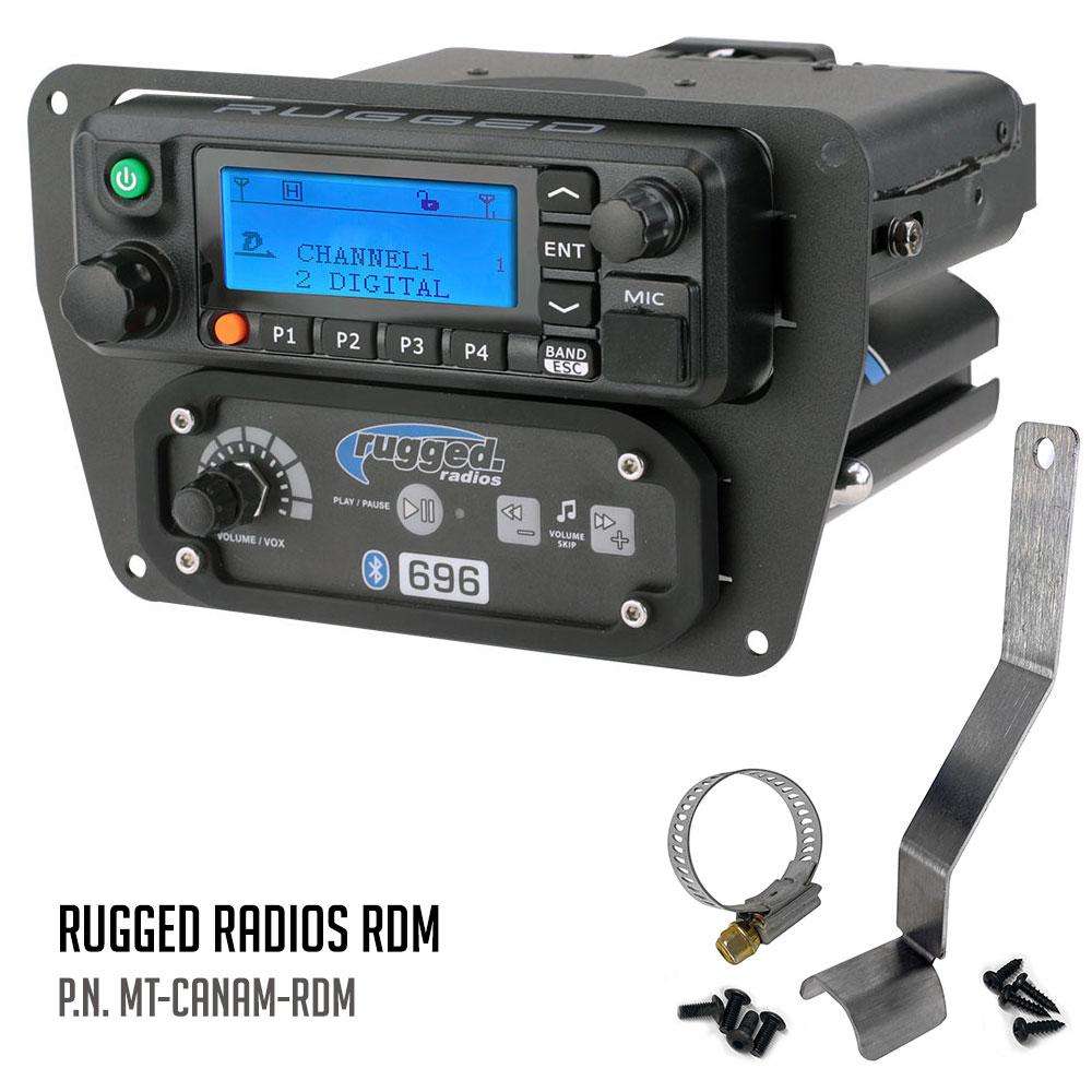Can-Am Commander Intercom and Radio Mount - Rugged M1/G1/G4/RM45/RM60/GMR45