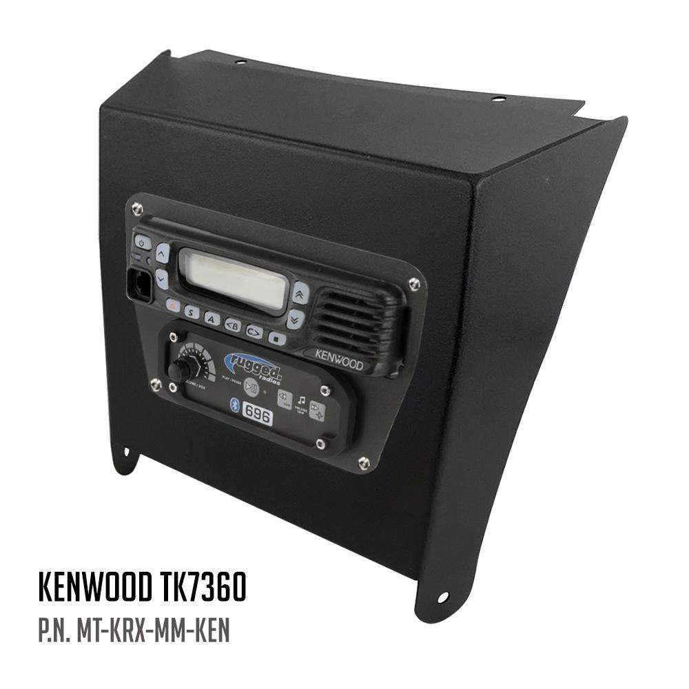 Kawasaki KRX Multi-Mount Kit for Rugged Mobile Radios and Intercom - Rugged M1/G1/G4/RM45/RM60/GMR45