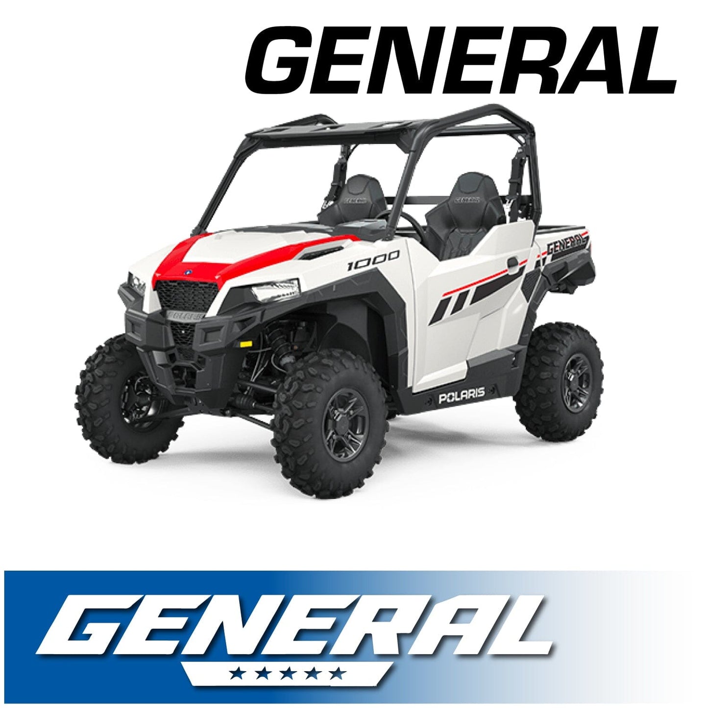 Polaris General Complete Communication Kit with Bluetooth Intercom and 2-Way Radio - STX Stereo / M1 VHF Business Band