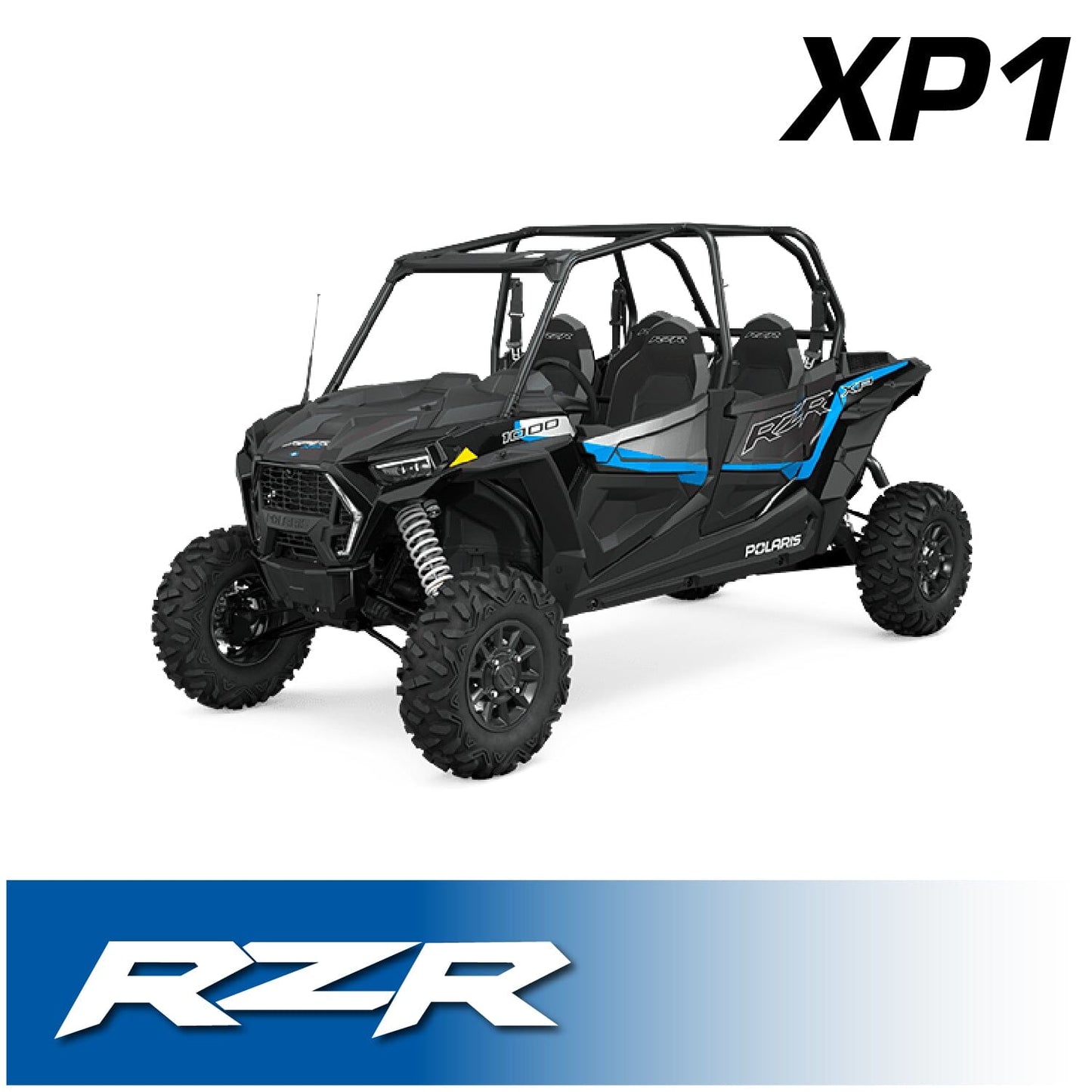 Polaris RZR XP 1000 Complete Communication Kit with Bluetooth Intercom and 2-Way Radio - 696 PLUS / G1 GMRS