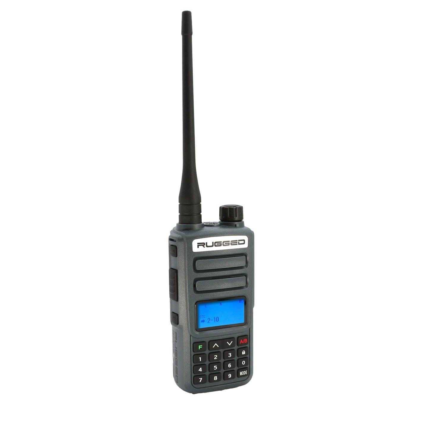 Rugged GMR2 PLUS - GMRS and FRS Two Way Handheld Radio - Safety Orange