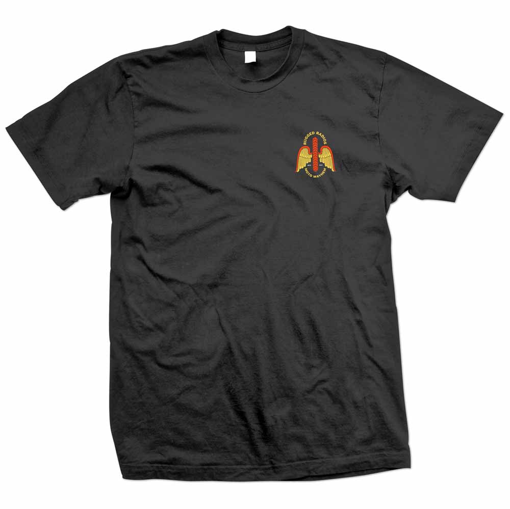 Rugged Radios MOTO MAYHEM T-Shirt - Black - MD