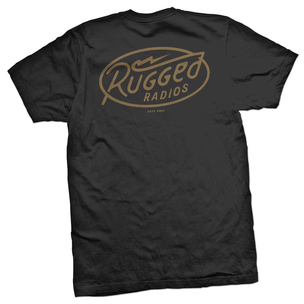 Rugged Radios BOLT T-Shirt - Black - Medium