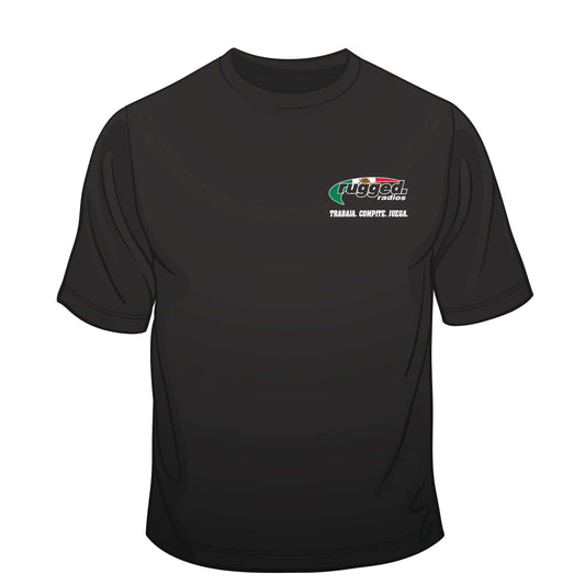Rugged Radios MEXICAN FLAG T-Shirt - Black - XXL